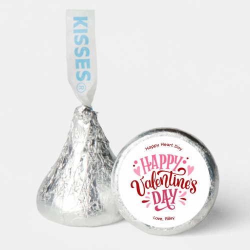 Happy Valentines Day Personalized  Hersheys Kisses