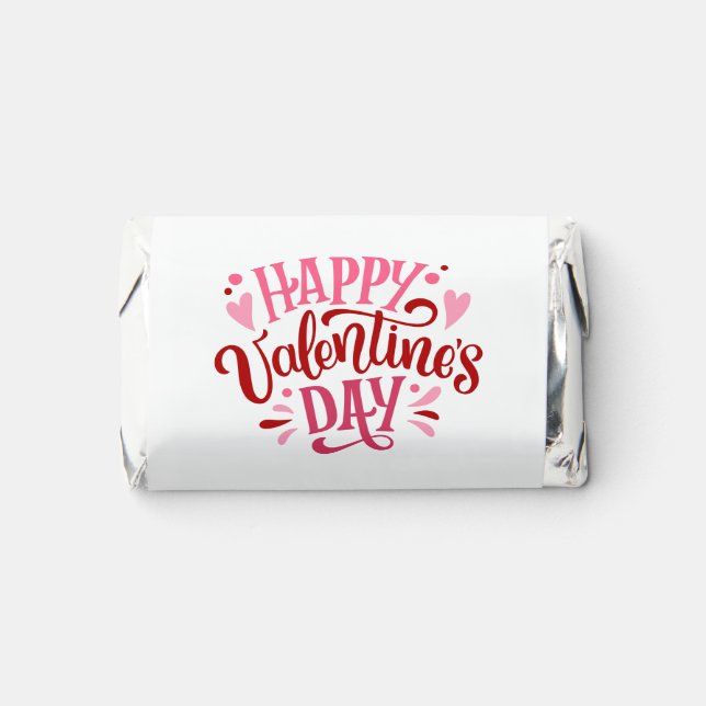 "Happy Valentines Day" Personalized Hershey's Miniatures (Front)