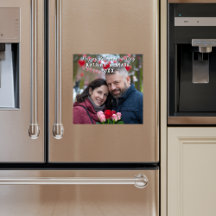 Happy Valentine's Day Personalized Magnetic Card