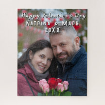 Happy Valentine's Day Personalized Photo & Names