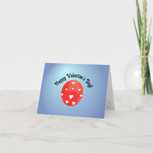 Happy Valentine's Day Pickleball Player Letterpress Thank You Card