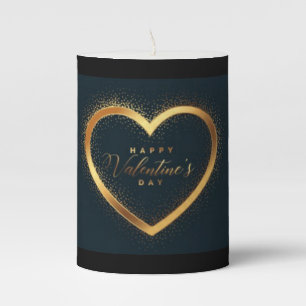 Happy Valentine's Day! Pillar Candle