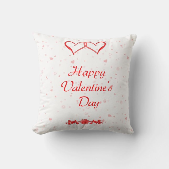 Happy Valentine's Day Pillow (Front)