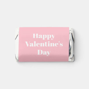 Happy Valentine's Day pink girly cute modern Hershey's Miniatures