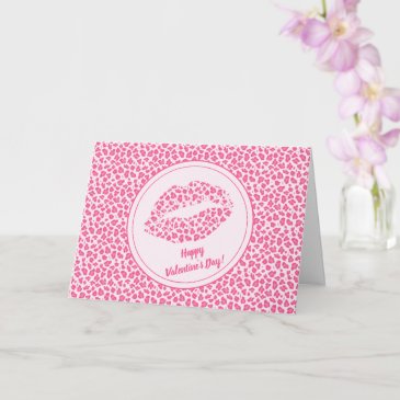 Happy Valentine's Day! Pink Leopard Kiss