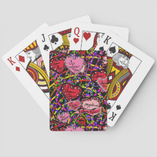 Happy Valentine's Day Poker Cards