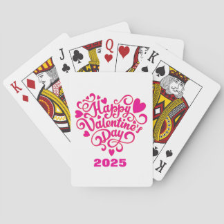 Happy Valentine's Day Poker Cards