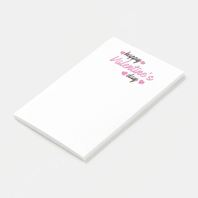 Happy Valentines Day Post-it Notes (Angled)