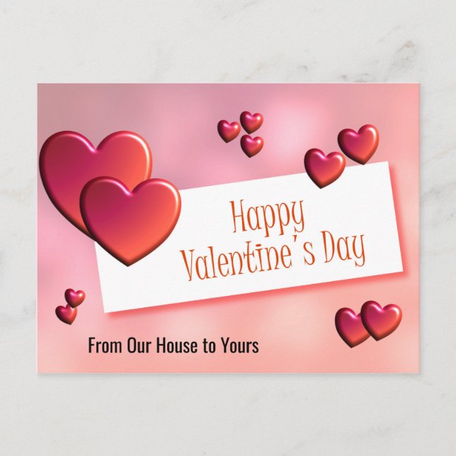 Happy Valentine's Day  Postcard (Front)