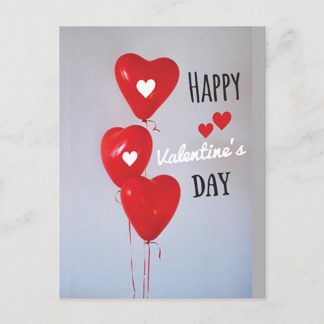 Happy Valentine's day Postcard (Front)