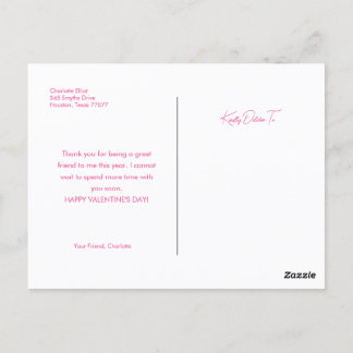 Happy Valentines Day Postcard