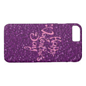 happy Valentines Day, purple Case-Mate iPhone Case (Back (Horizontal))