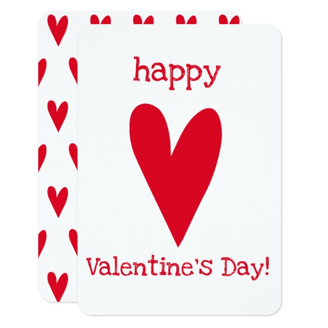Happy Valentine's Day! Red Heart