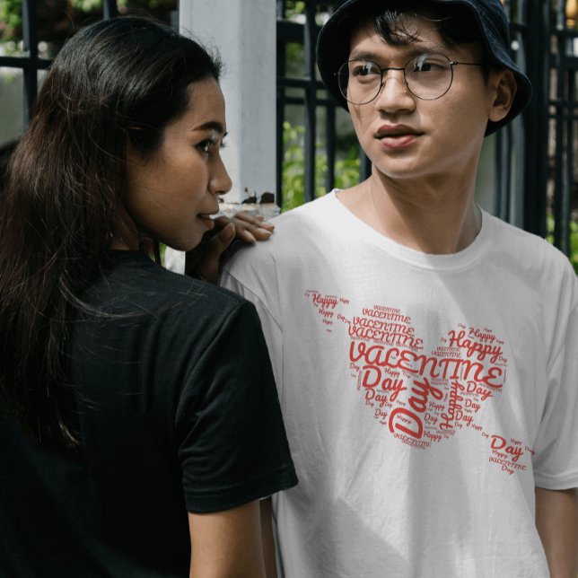 Happy valentine's day red heart T-Shirt (Creator Uploaded)