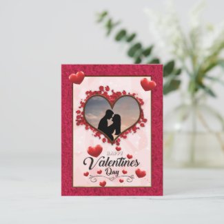 Happy Valentine's Day Red Hearts