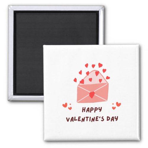 Happy Valentines Day _Red Hearts Love Images    Magnet