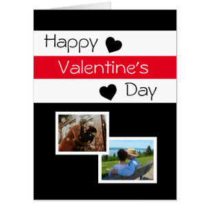 Happy Valentine's Day Red Large Card