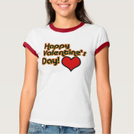 Happy Valentine's Day Retro Style T-Shirt shirt