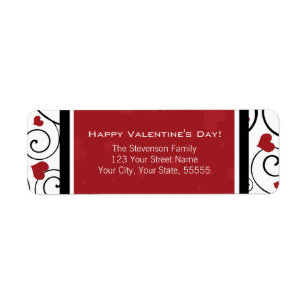 Valentine Return Address Labels | Zazzle