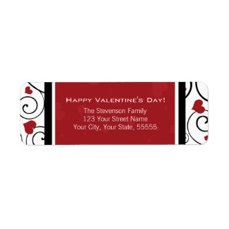 Valentine Return Address Labels & Templates | Zazzle