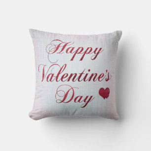 Happy Valentine's Day Reversible Decorative Pillow