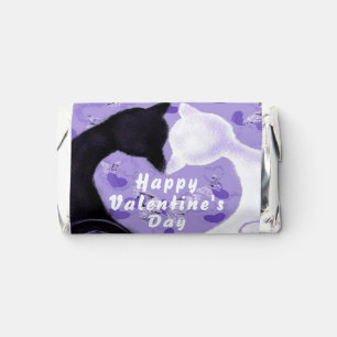 Happy Valentine's Day Romantic Couple Cat Hershey's Miniatures