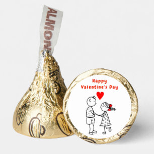 Happy Valentine's Day - Romantic Cute Couple Love Hershey®'s Kisses®