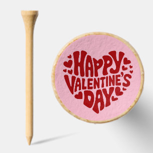 Happy Valentine's Day Romantic Love Hearts Golf Tees