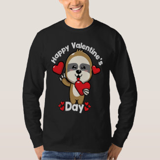 Happy Valentine's Day Roses Date Night Flowers Lov T-Shirt