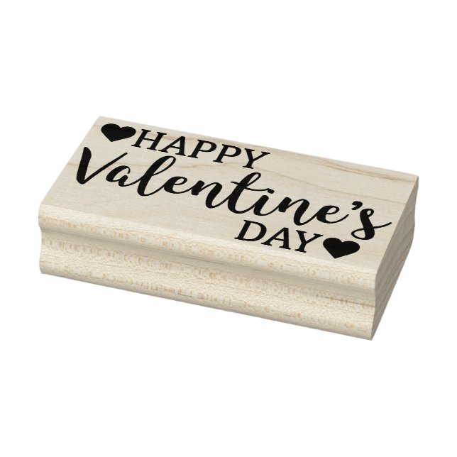 Happy Valentine's Day Rubber Stamp  (Stamp)