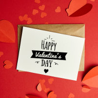 Happy Valentine's Day Rubber Stamp
