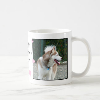 Happy Valentine's Day Siberian Husky mug