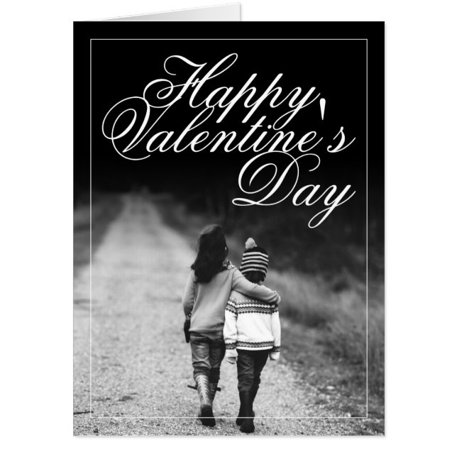 Happy Valentine's Day - side by side Card (Front)