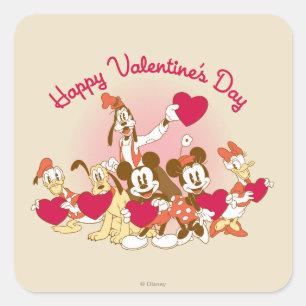 Happy Valentine's Day Square Sticker