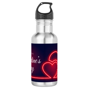 Happy Valentine's Day Stainless Steel Water Bottle