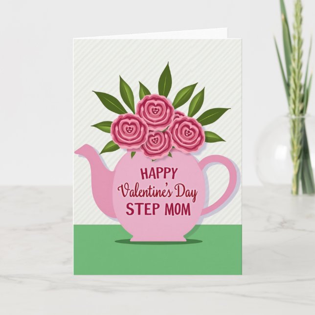 Happy Valentines Day Step Mom Card (Front)