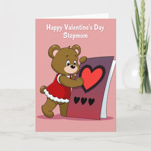 Happy Valentines Day Stepmom Card (Front)
