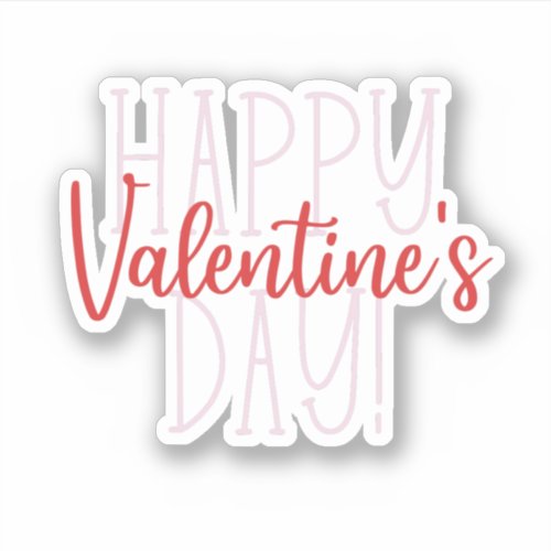 Happy Valentines Day Sticker