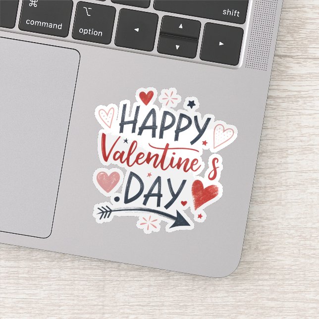 Happy valentines day sticker (Detail)