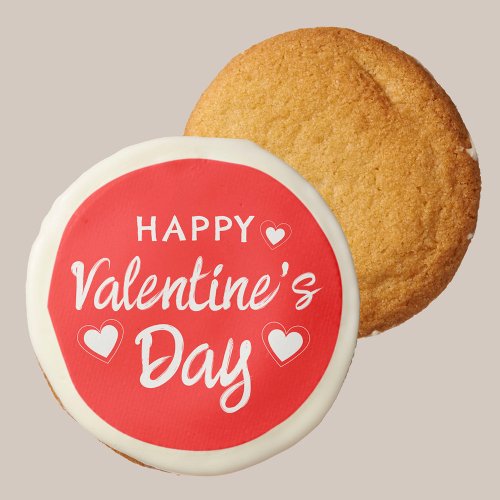 Happy Valentines Day Sugar Cookie