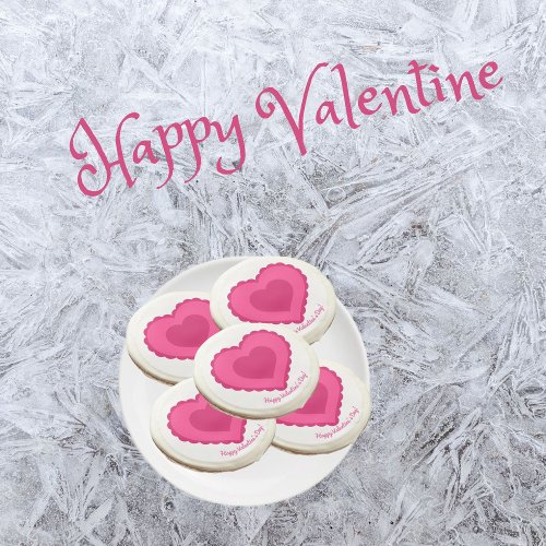 Happy Valentines Day Sugar Cookies Hearts Baked