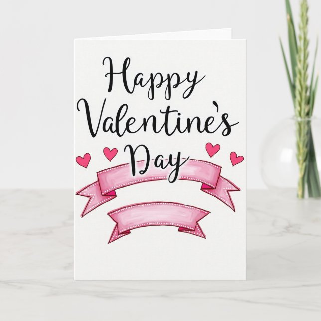 Happy Valentines Day Sweet Card (Front)