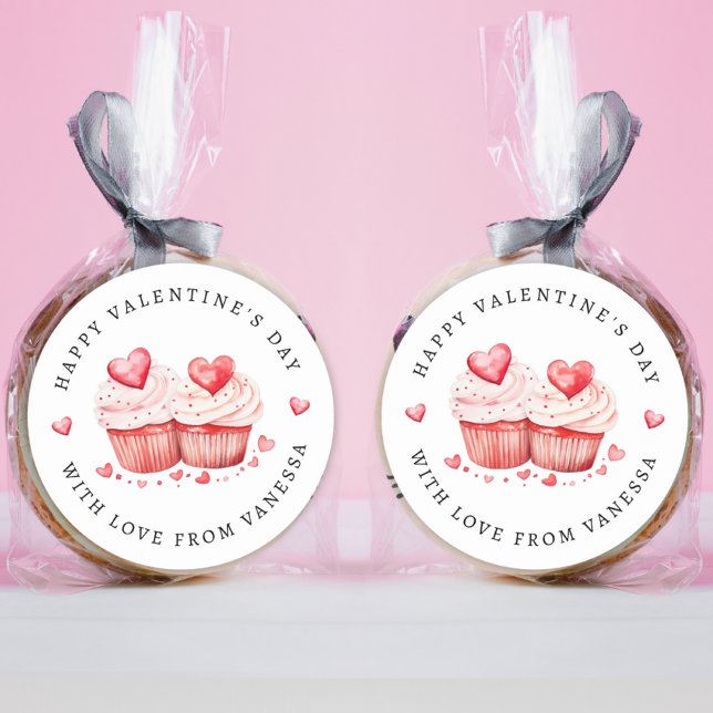 Happy Valentine's Day Sweet Cupcakes Sticker (Creator Uploaded)