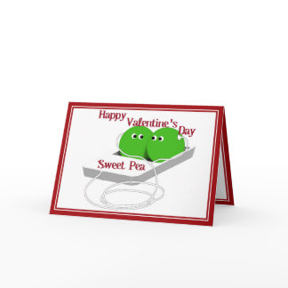 Happy Valentine's Day, Sweet Pea Holiday Card