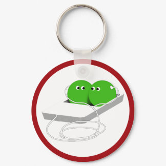 Happy Valentine's Day, Sweet Pea Keychain