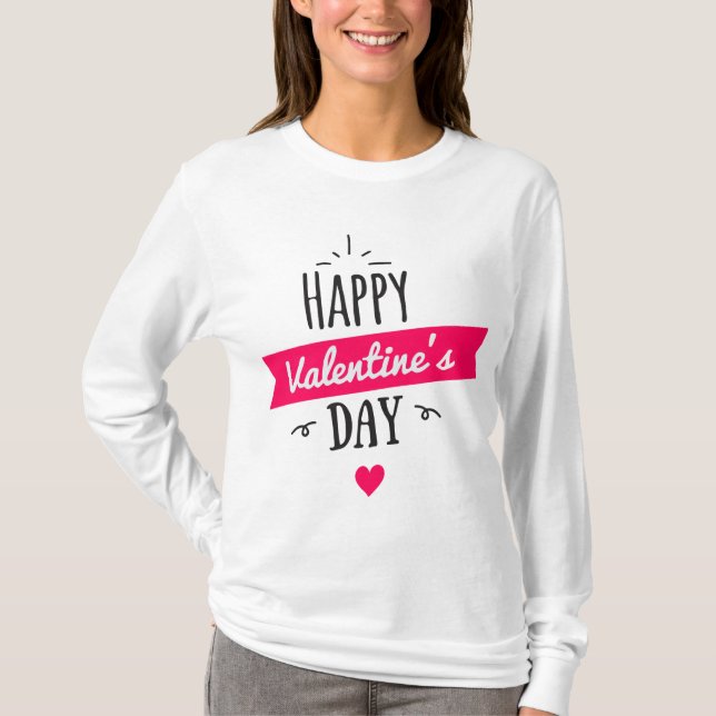 Happy Valentine's day  T-Shirt (Front)