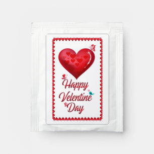 Happy Valentines Day Tea Bag Drink Mix