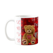 Happy Valentine's Day Teddy Bear Heart Cute