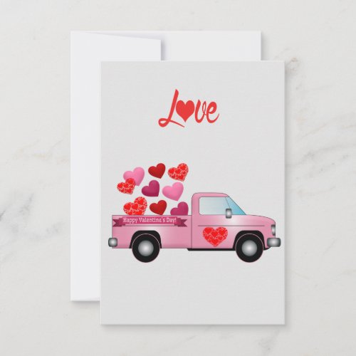 Happy Valentines Day Teenager Thank You Card
