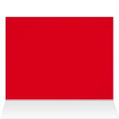 Happy Valentine's Day Text Forever Love Hearts Red (Inside Horizontal (Top))